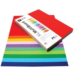 Quill A4 Multiboard A4 210gsm Assorted Colours Pack of 100_2